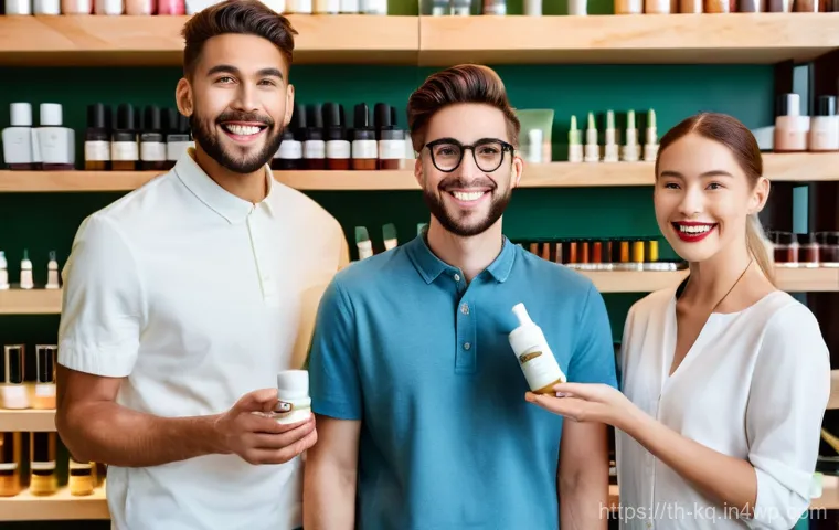 비건 화장품 브랜드와 소비자 신뢰도 - **Prompt:** A serene and beautiful Thai woman in her late 20s to early 30s, with radiant, dewy skin,...